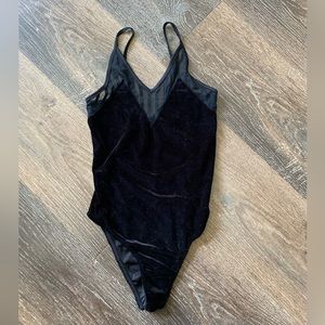 TOPSHOP Velvety Body Suit
